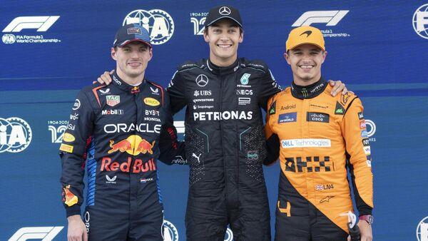 George Russell says Mercedes will ‘go for victory’ after taking pole in Canada