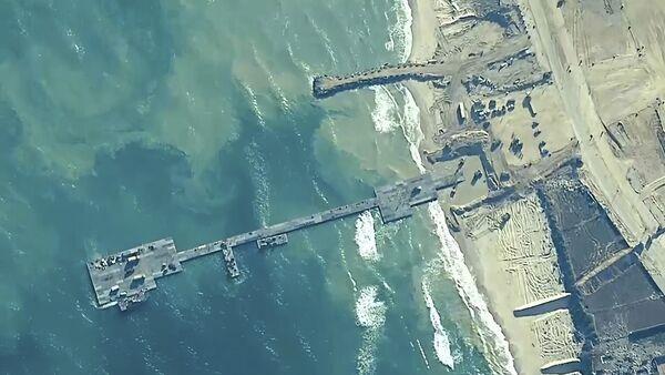 Aid delivered to Gaza from repaired pier