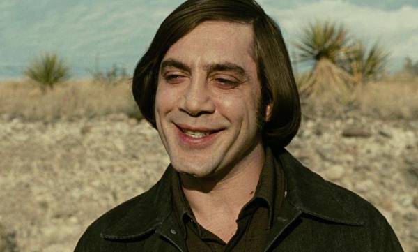 Javier Bardem in No Country for Old Men