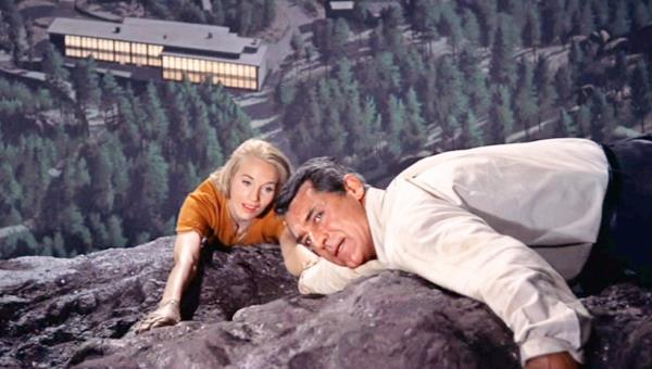 Eva Marie Saint and Cary Grant in North by Northwest